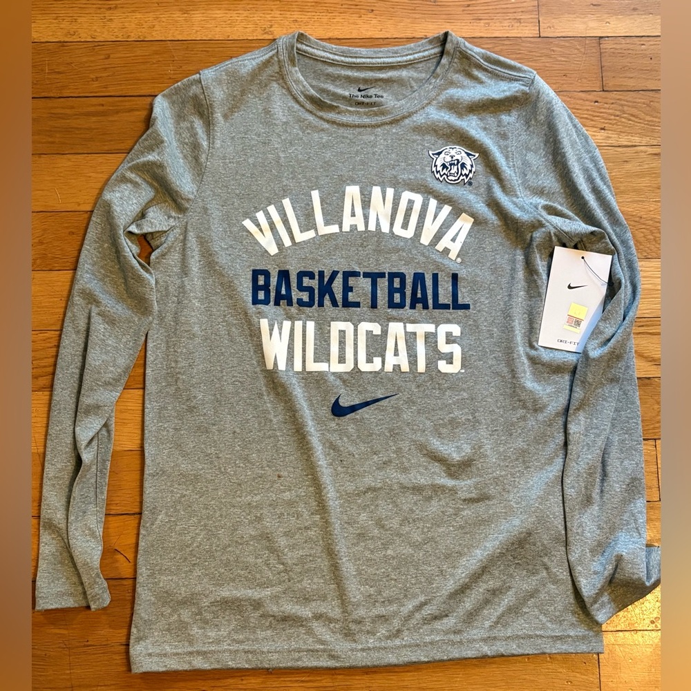 Nike Dri-FIT Gray Kids long sleeve tee